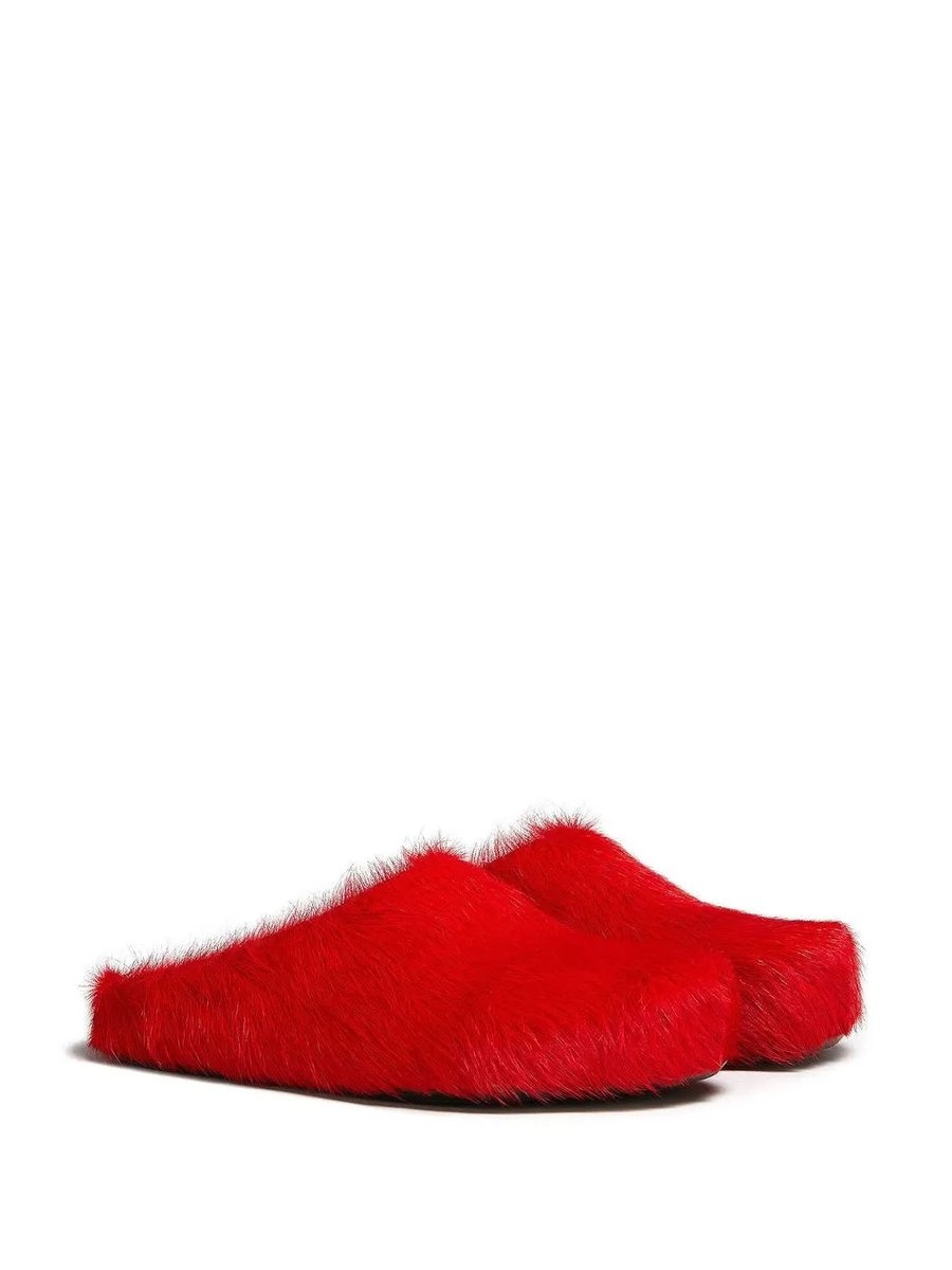 Marni Fussbett Sabot Red